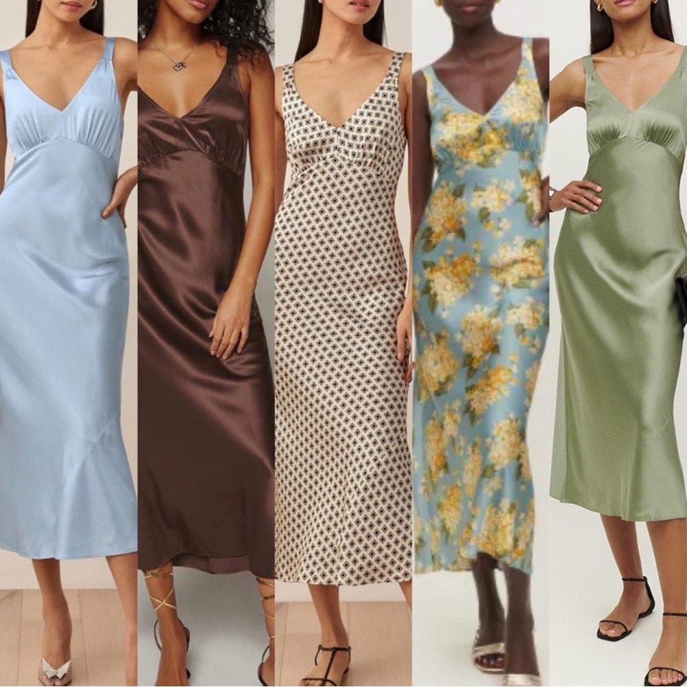 Reformation silk Daytona dress